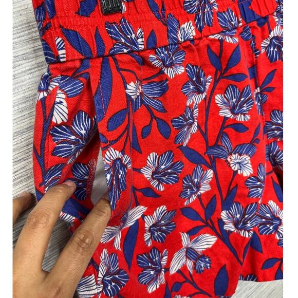 J.Crew Floral Print Pull-On Shorts / Size-10 - Picture 3 of 8